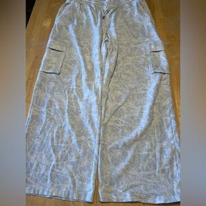 Victoria Secret Pink Cargo Camo wide leg Sweatpants